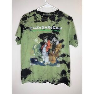 TLC CrazySexyCool 90s World Tour Tie Dye Graphic Tee T-Shirt Women's